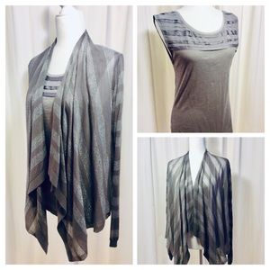 LOFT NWOT 2 pcs. flyaway cardigan and shell